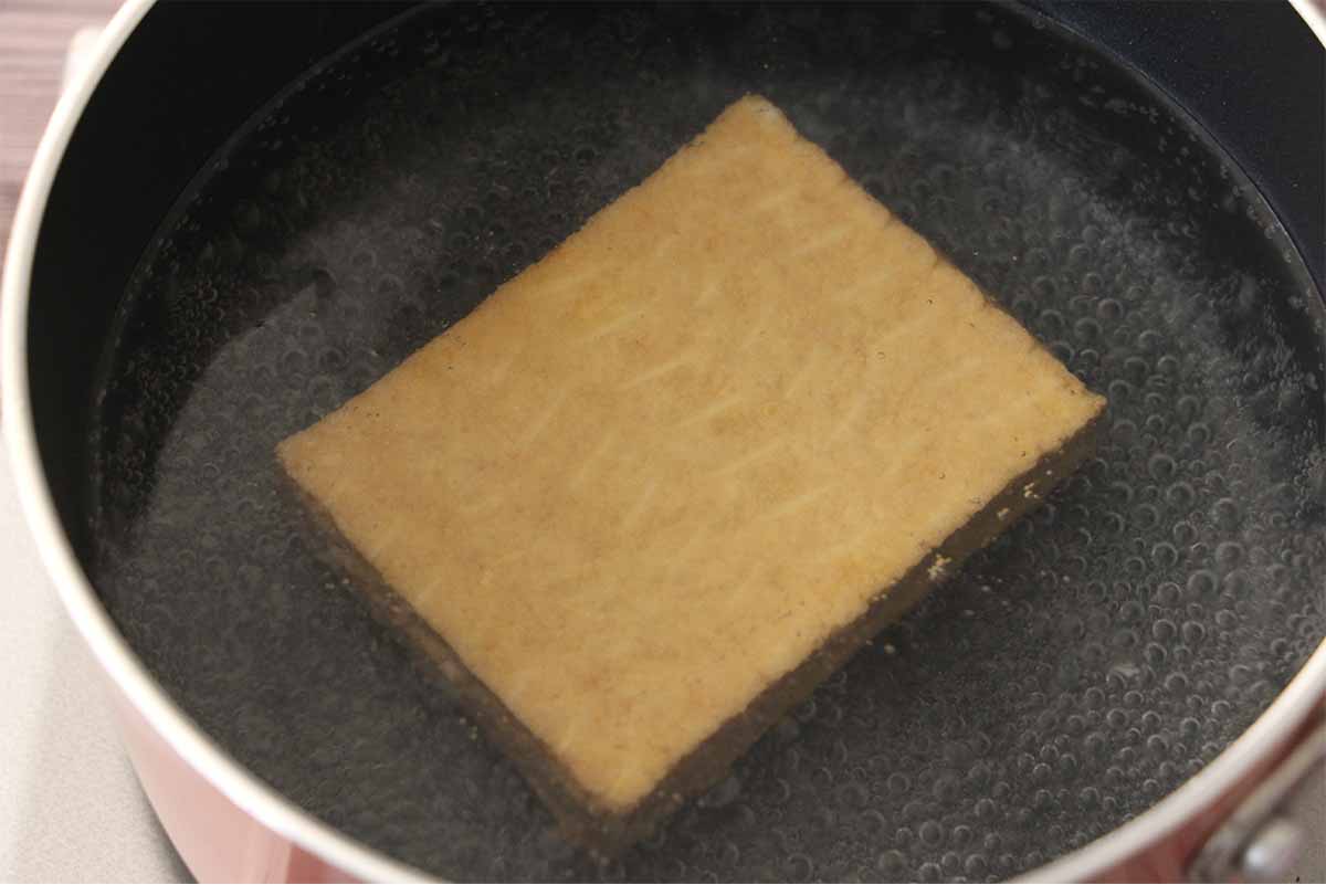 栗原はるみさん「厚揚げの甘辛煮」