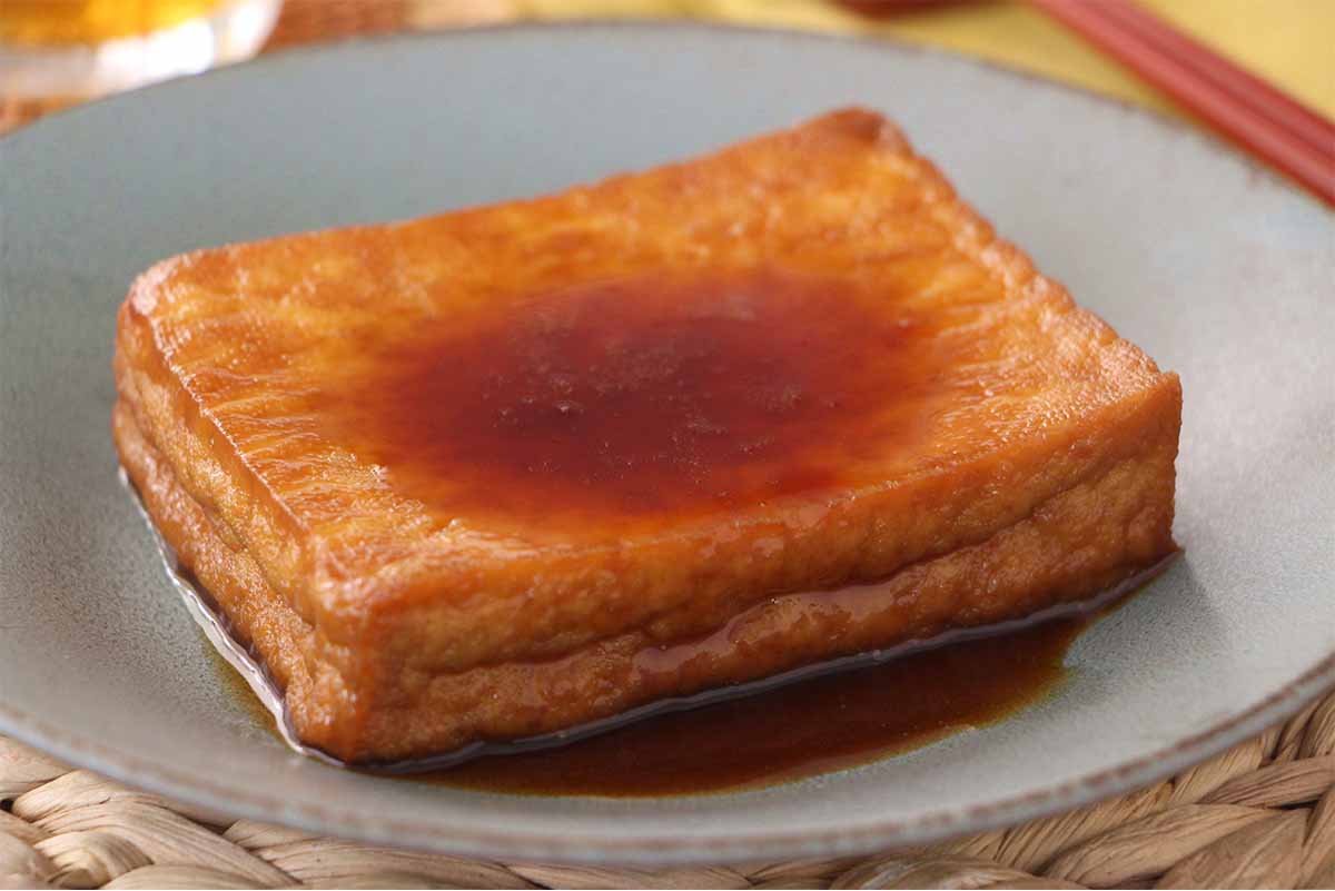 栗原はるみさん「厚揚げの甘辛煮」