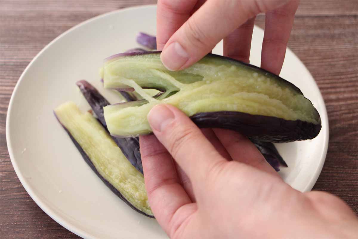 レンジでやみつきよだれナス