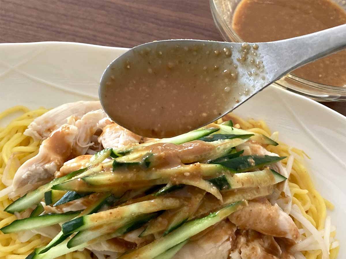 タサン志麻さん「バンバンジー風冷やし中華」