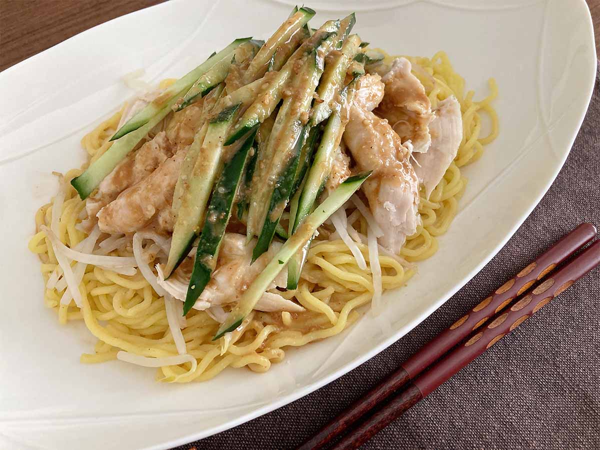 タサン志麻さん「バンバンジー風冷やし中華」