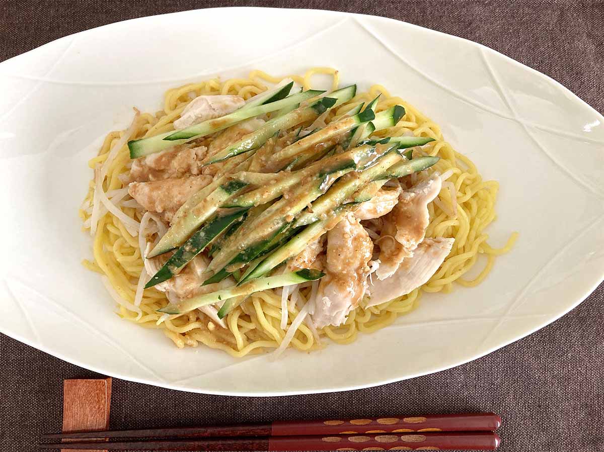 タサン志麻さん「バンバンジー風冷やし中華」