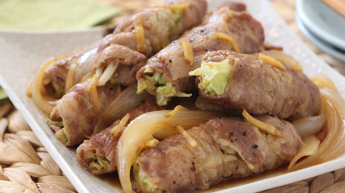タサン志麻さん「肉巻きしょうが焼き」