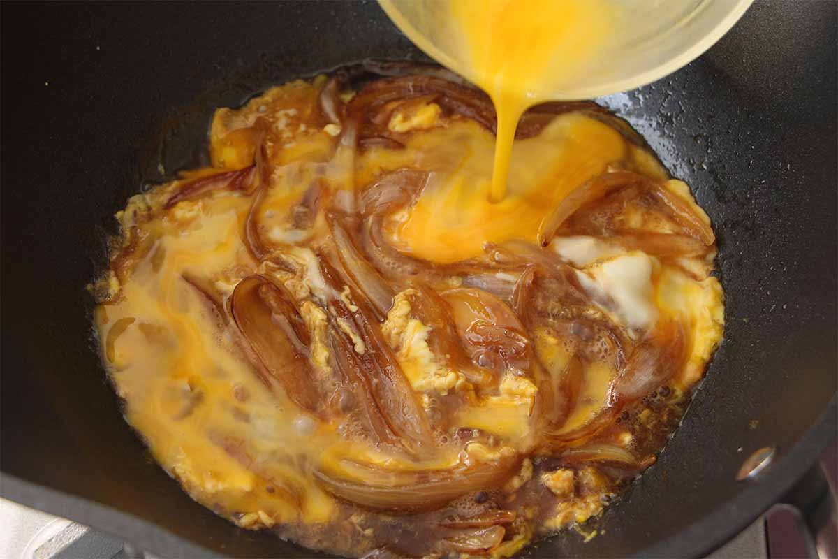 肉なし親子丼
