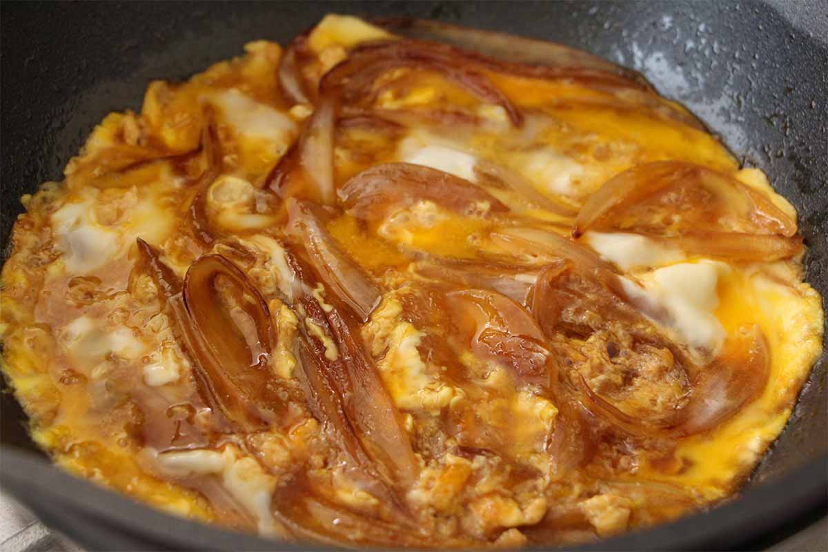 肉なし親子丼