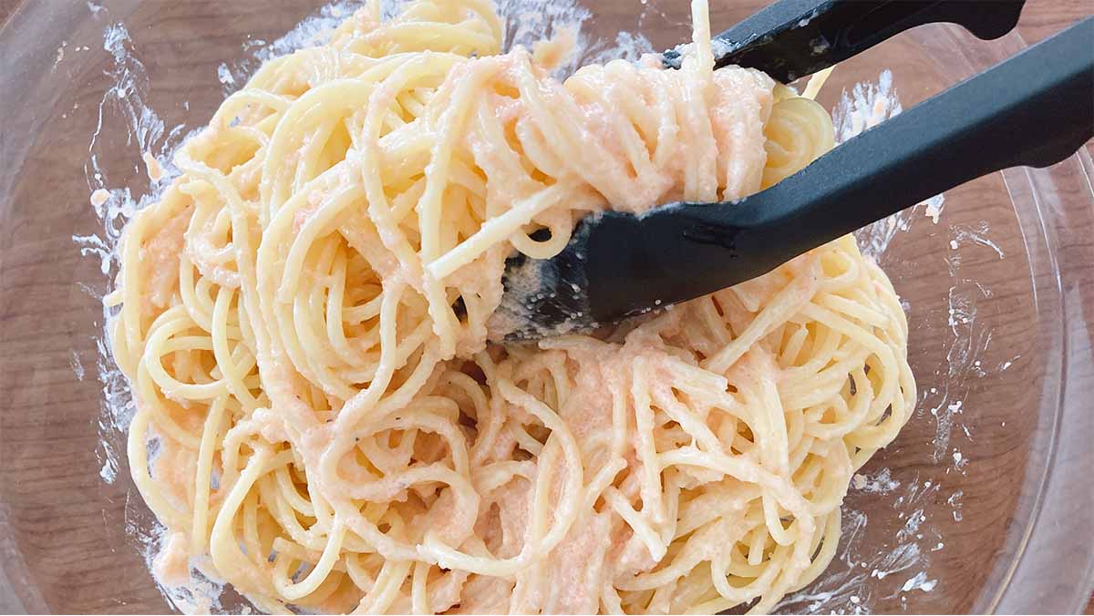 タサン志麻さん「冷製明太子パスタ」
