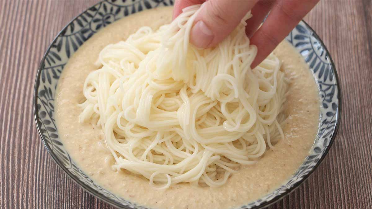 タサン志麻さん「そうめん 豆腐胡麻つゆ」