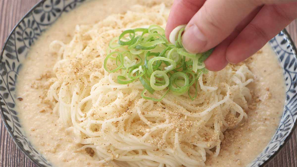 タサン志麻さん「そうめん 豆腐胡麻つゆ」