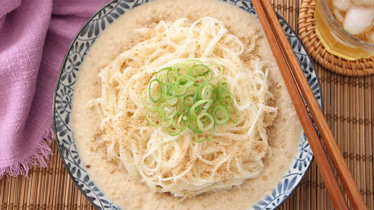 タサン志麻さん「そうめん 豆腐胡麻つゆ」