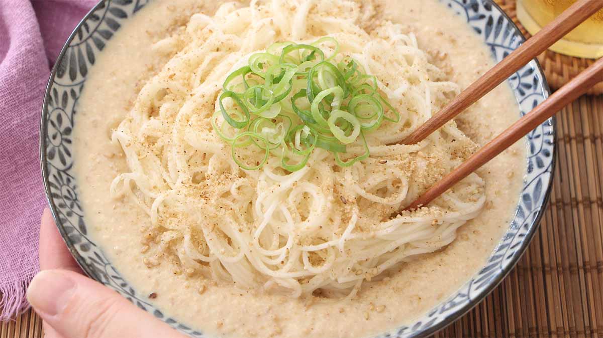 タサン志麻さん「そうめん 豆腐胡麻つゆ」