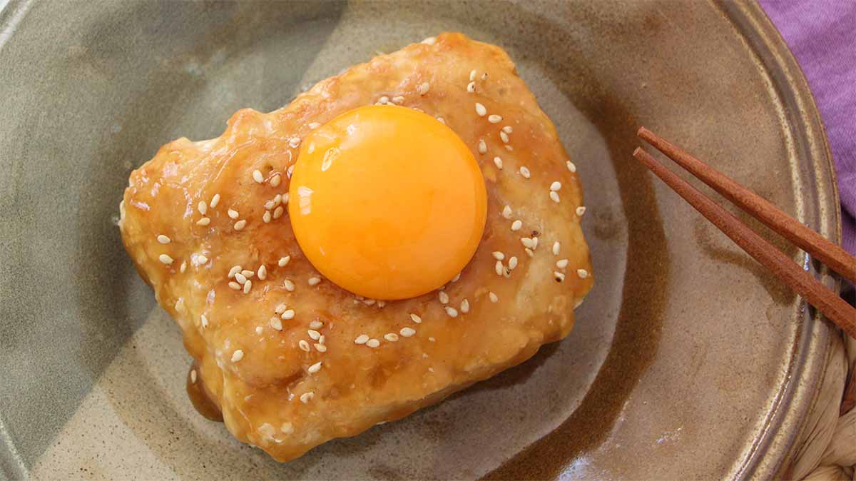 鶏つくね風ハンバーグ