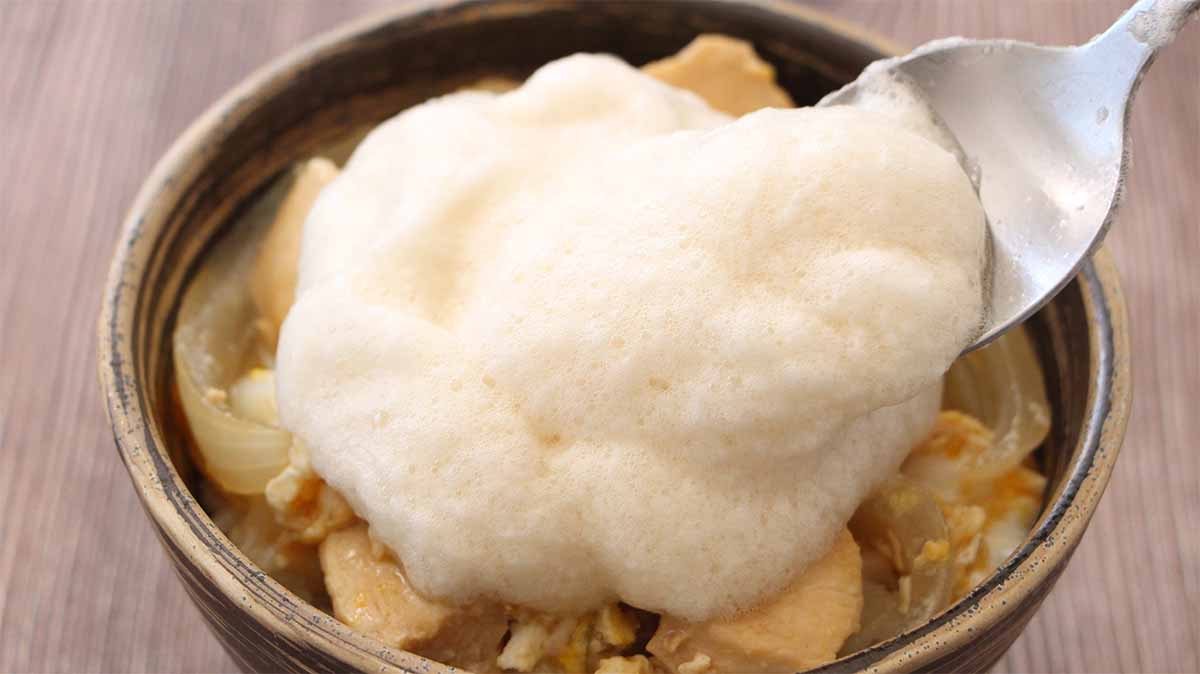 白い親子丼