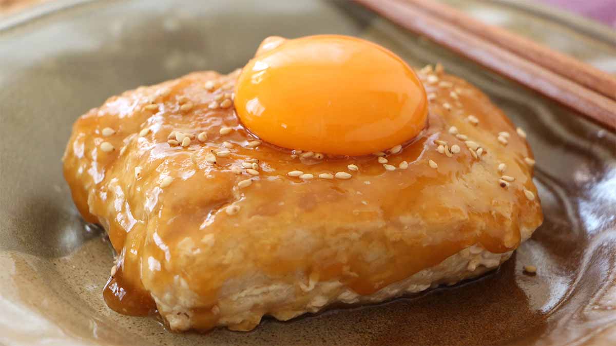 鶏つくね風ハンバーグ
