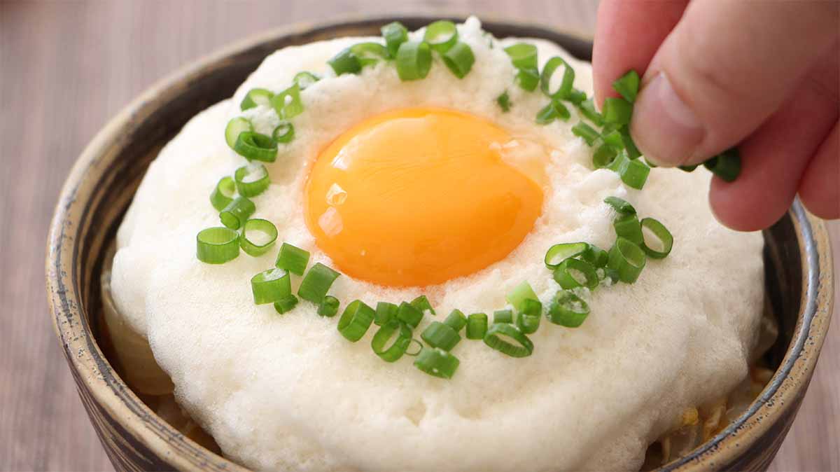 白い親子丼