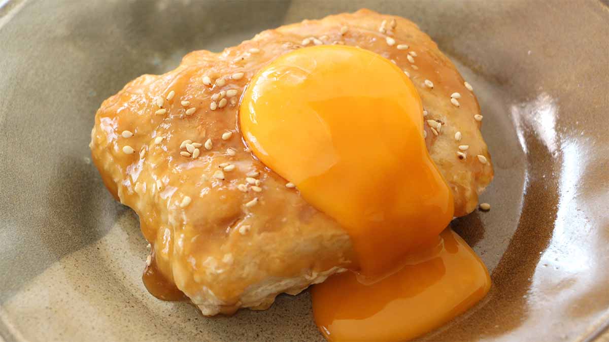 鶏つくね風ハンバーグ