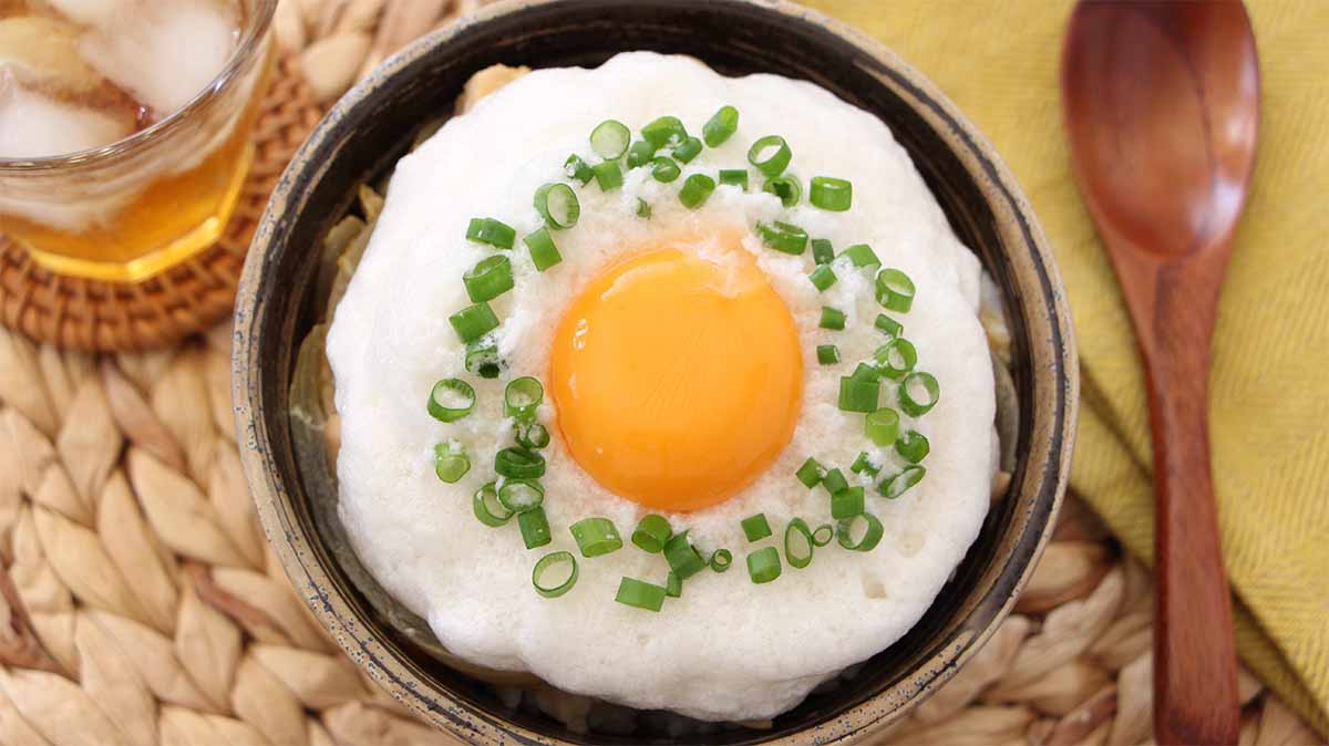 白い親子丼