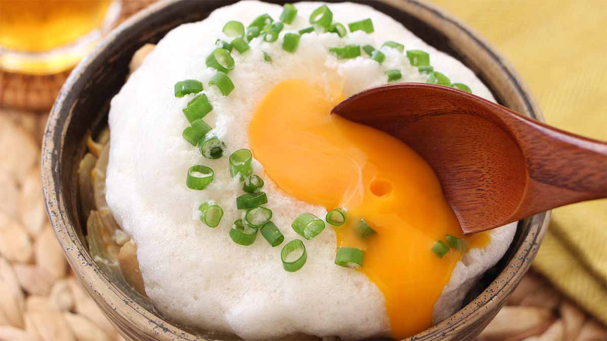 白い親子丼