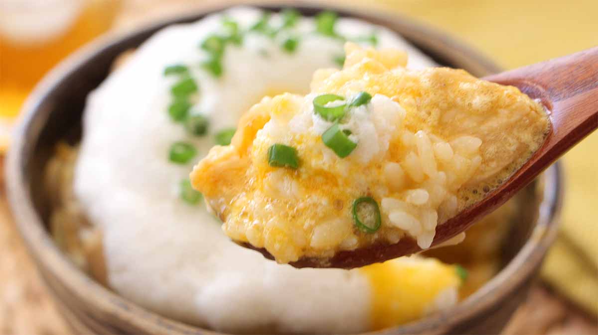白い親子丼