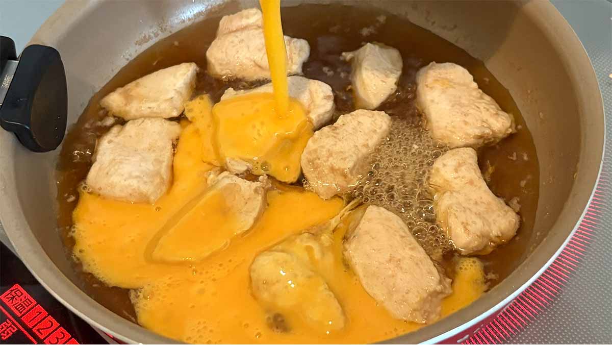 玉ねぎなしの親子丼