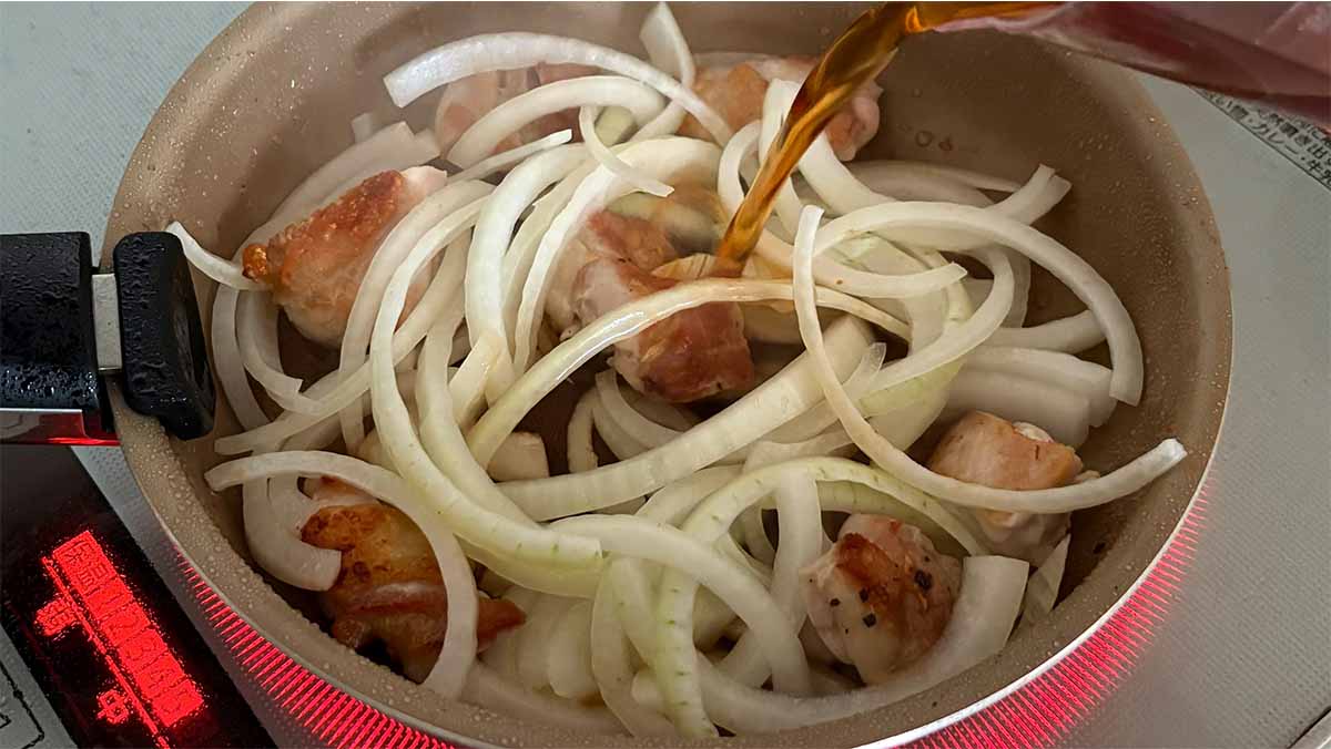 みりんなしで作る親子丼