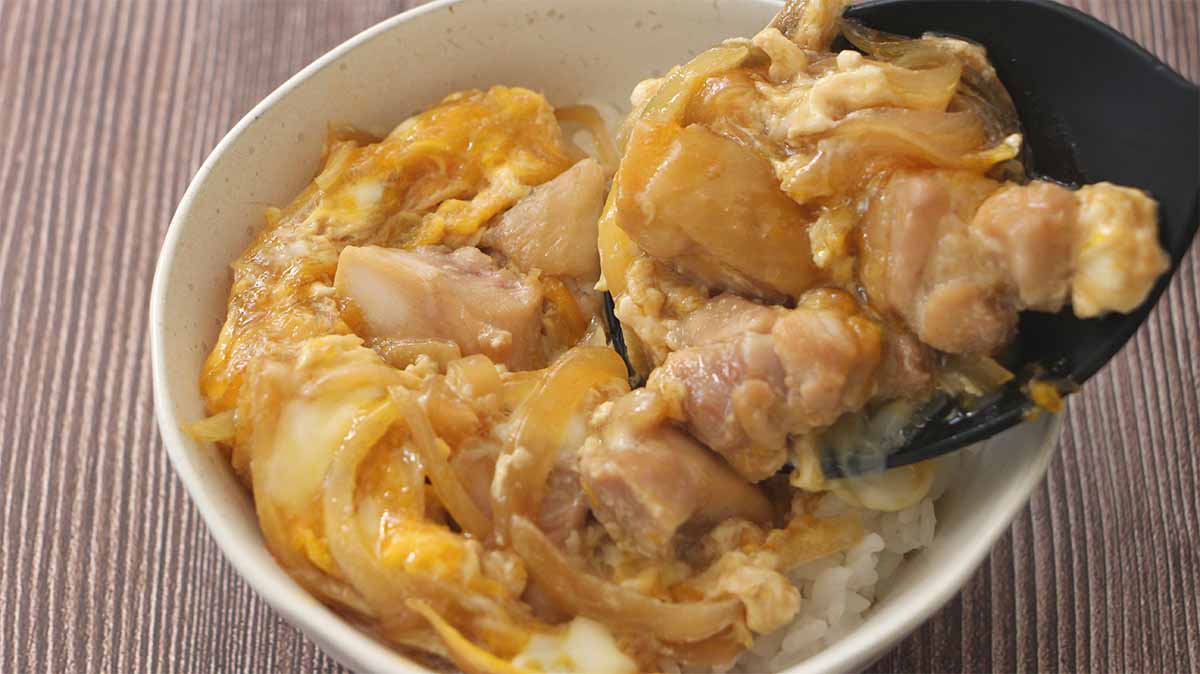 すき焼きのたれで親子丼