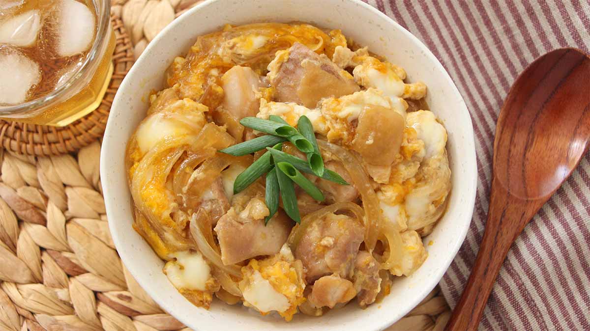 すき焼きのたれで親子丼
