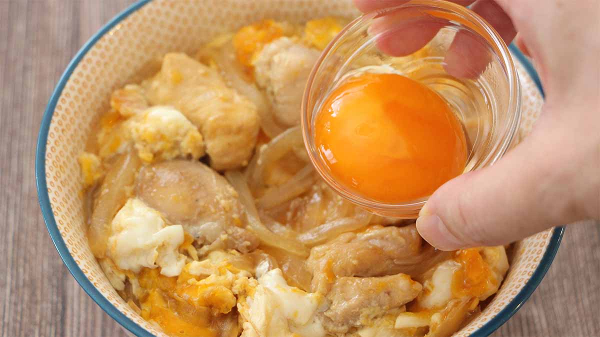 なか卯『とろたま親子丼』再現レシピ