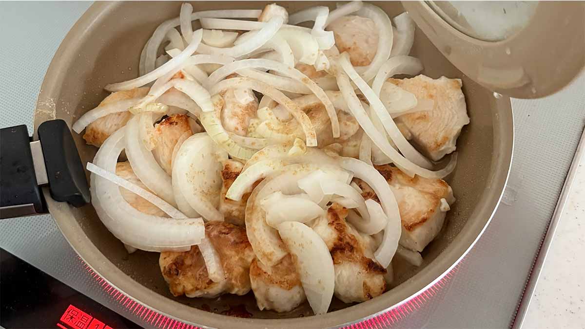 ほんだしで作る親子丼