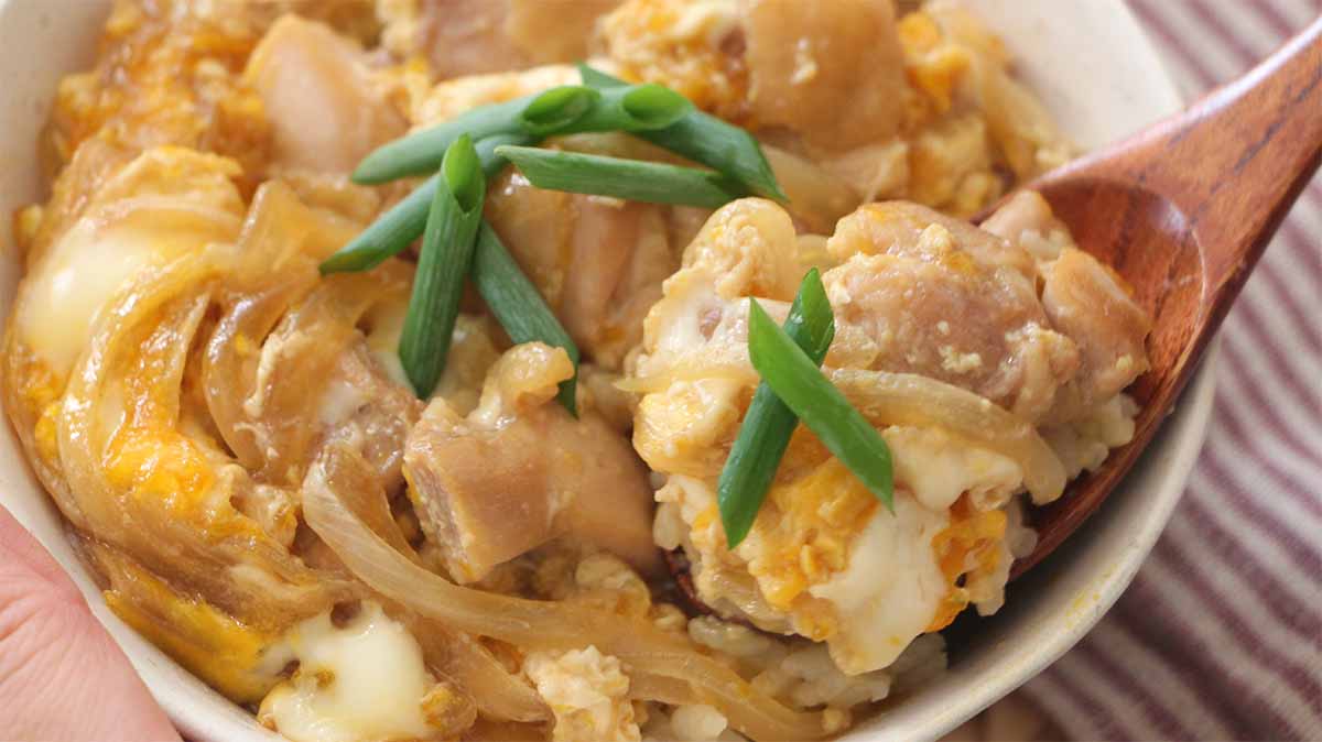 すき焼きのたれで親子丼