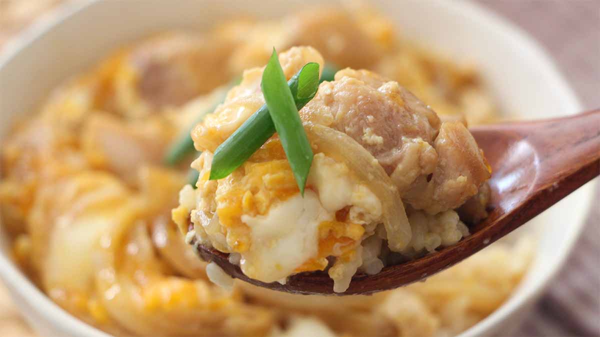 すき焼きのたれで親子丼