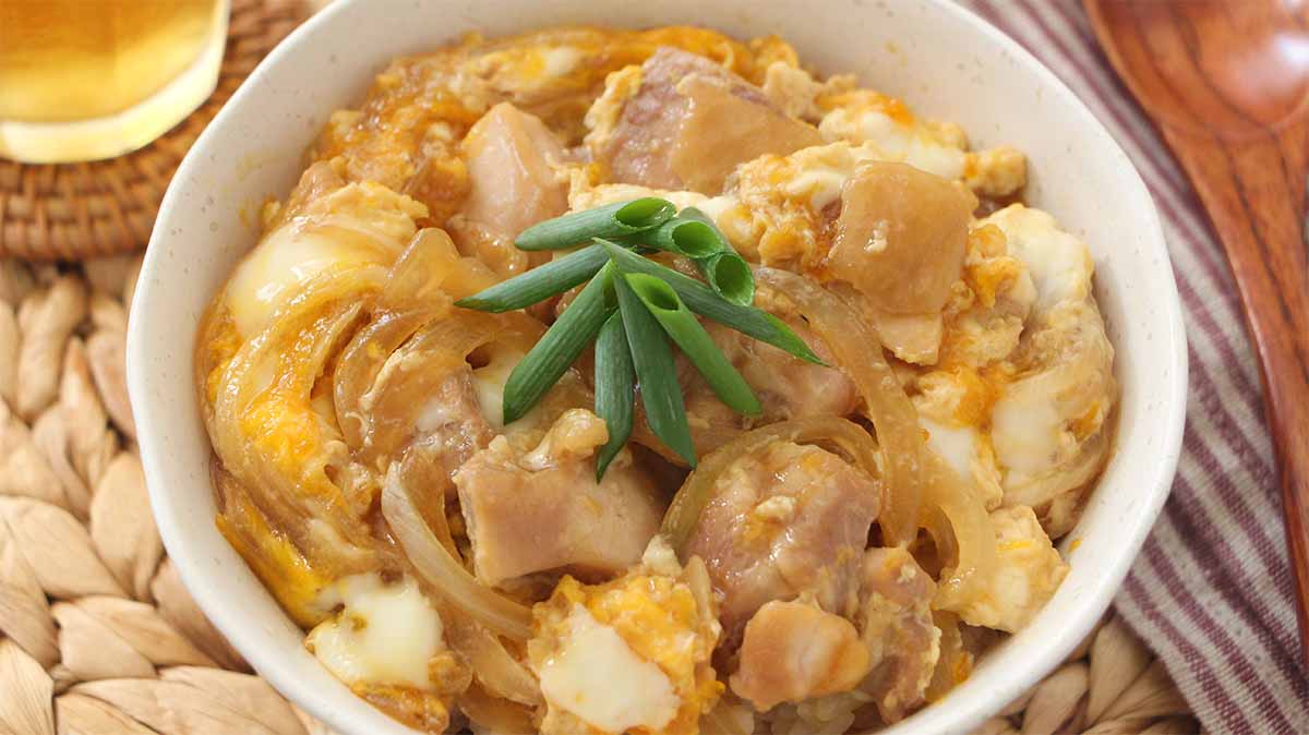 すき焼きのたれで親子丼