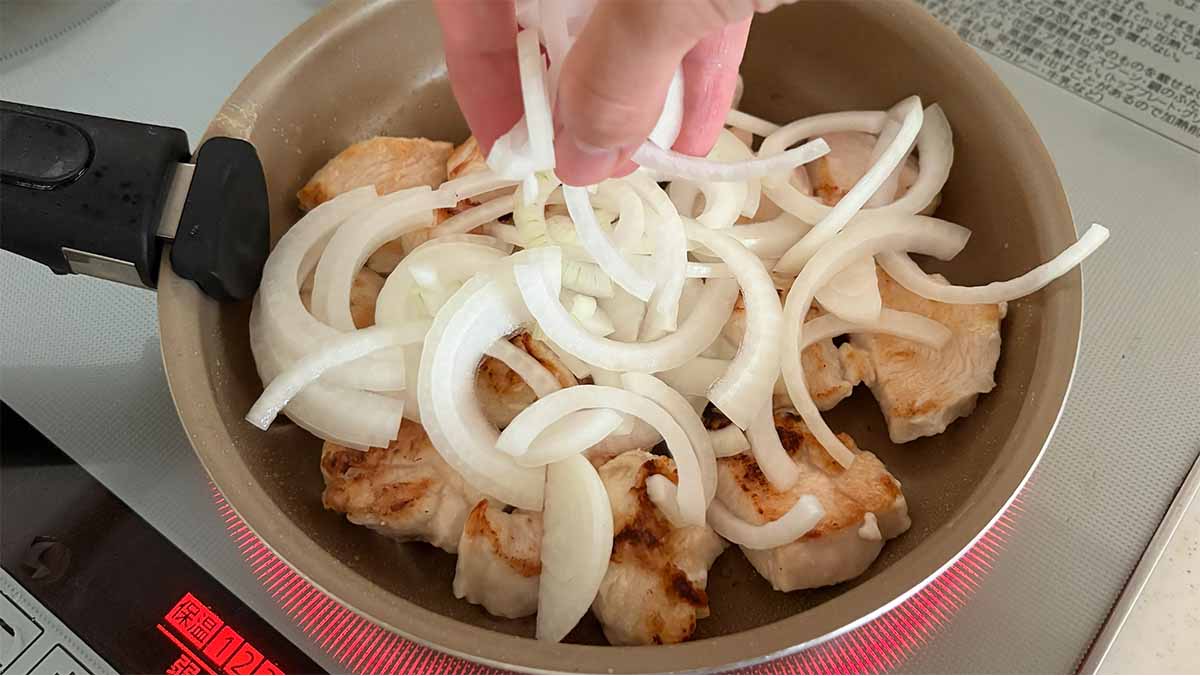 ほんだしで作る親子丼