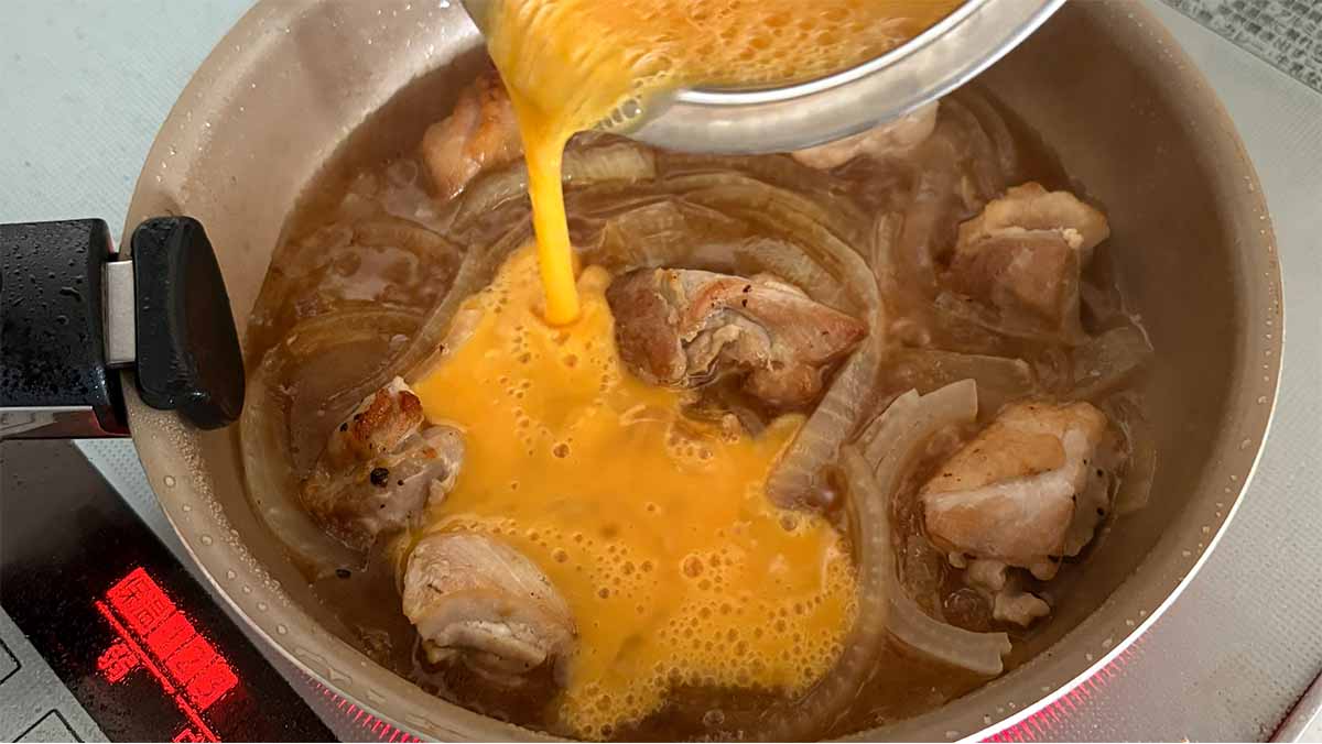 みりんなしで作る親子丼