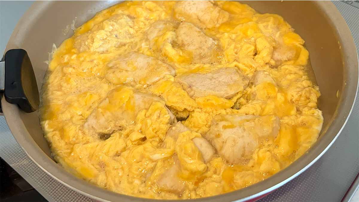 玉ねぎなしの親子丼