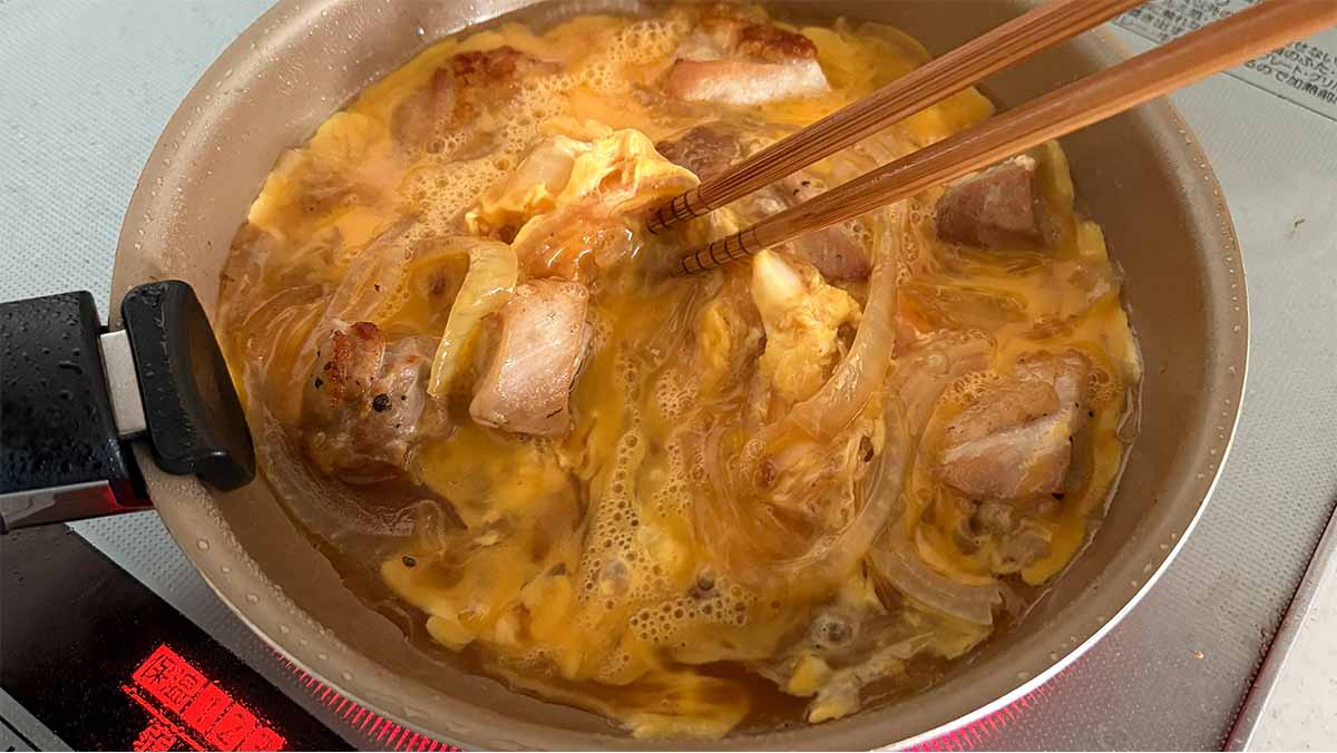 みりんなしで作る親子丼