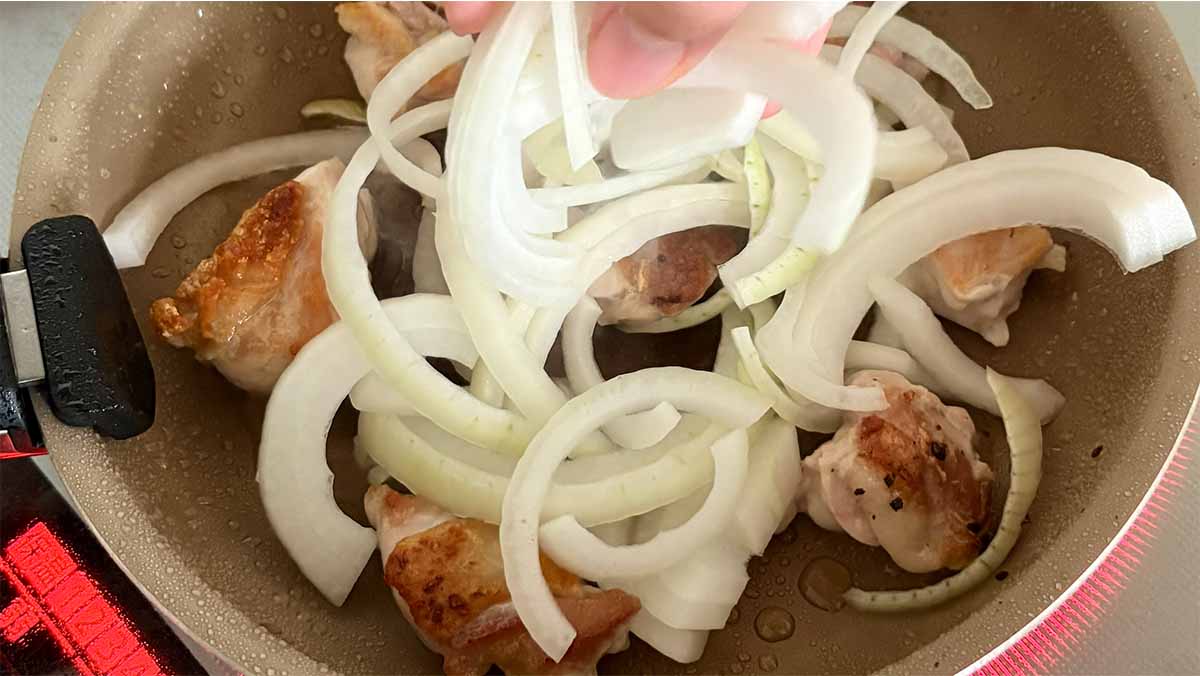 みりんなしで作る親子丼