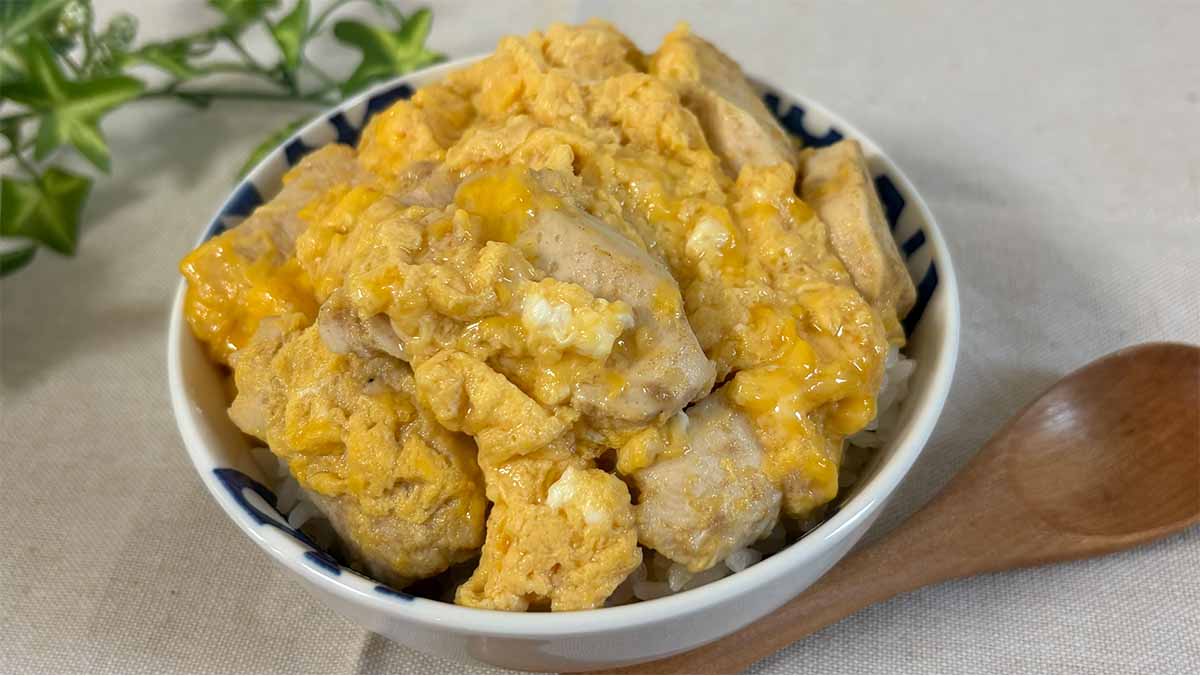 玉ねぎなしの親子丼