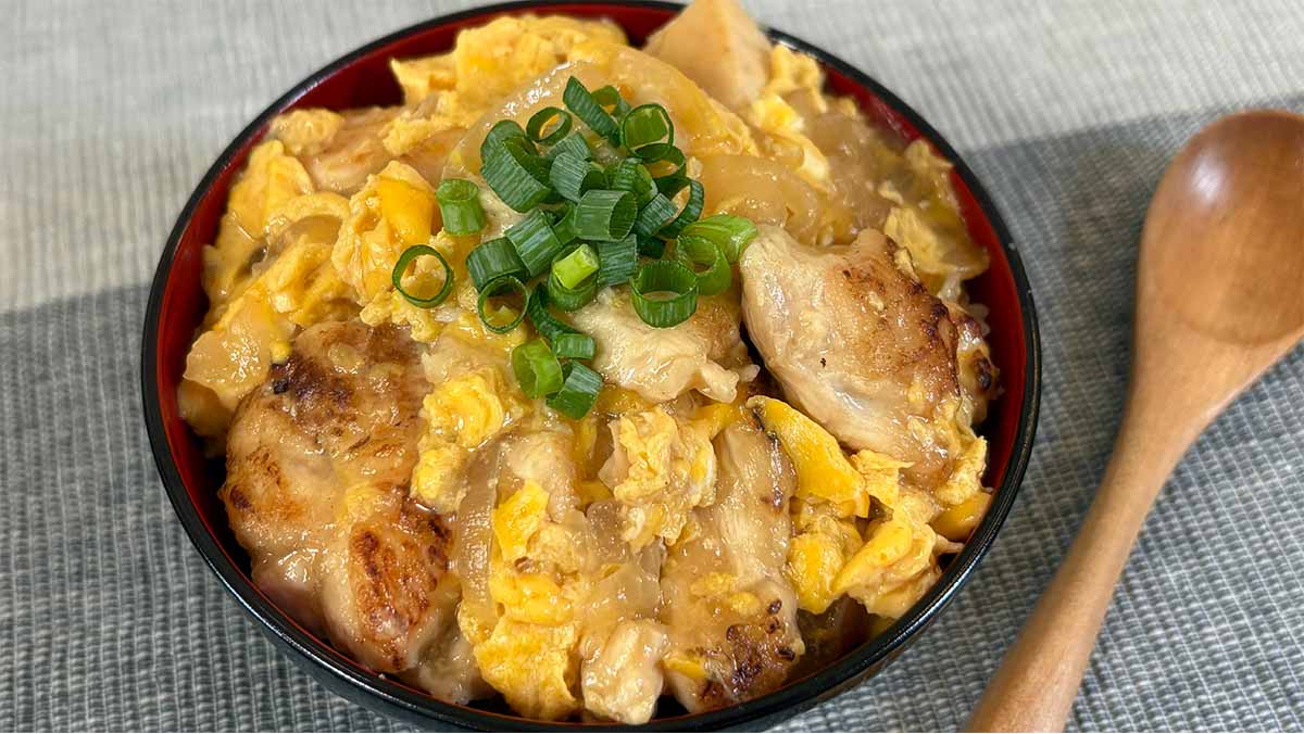 ほんだしで作る親子丼