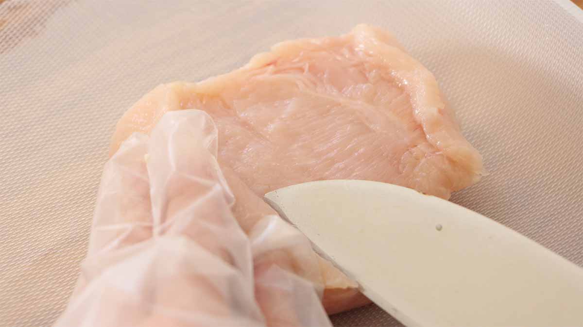 土井善晴さん「鶏むね肉の卵焼き」