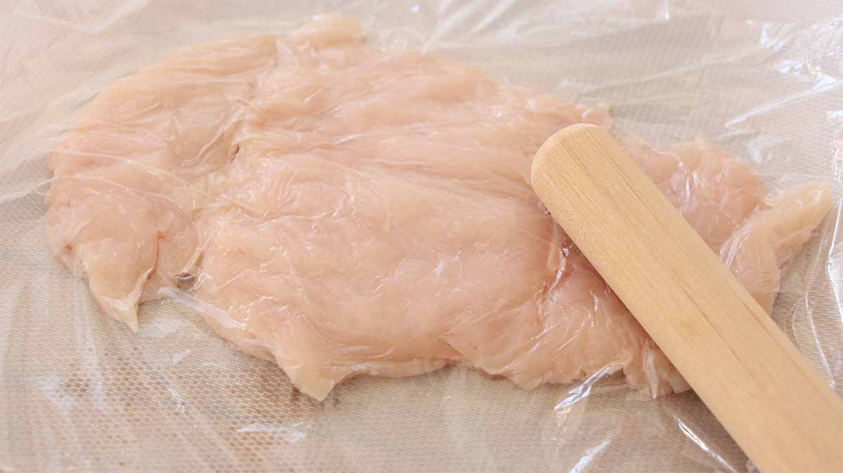 土井善晴さん「鶏むね肉の卵焼き」