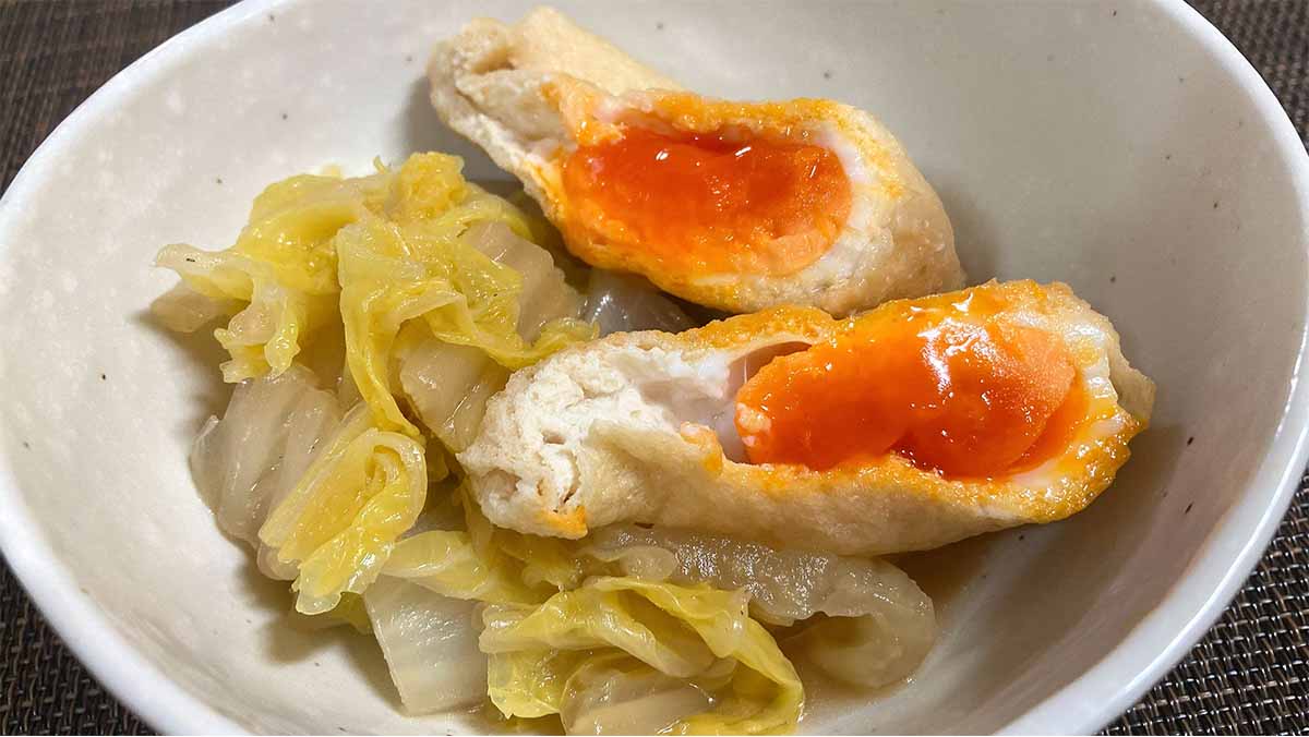 大原千鶴さん「卵の袋煮」