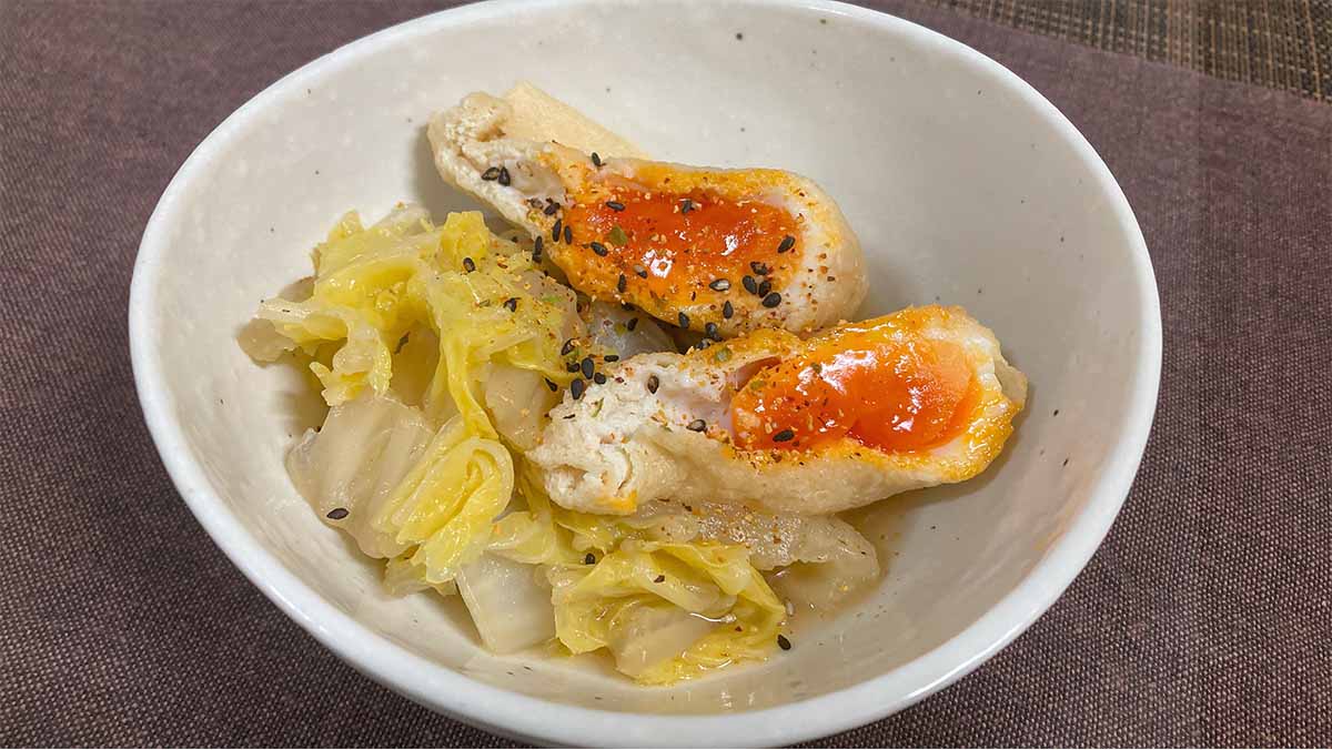 大原千鶴さん「卵の袋煮」