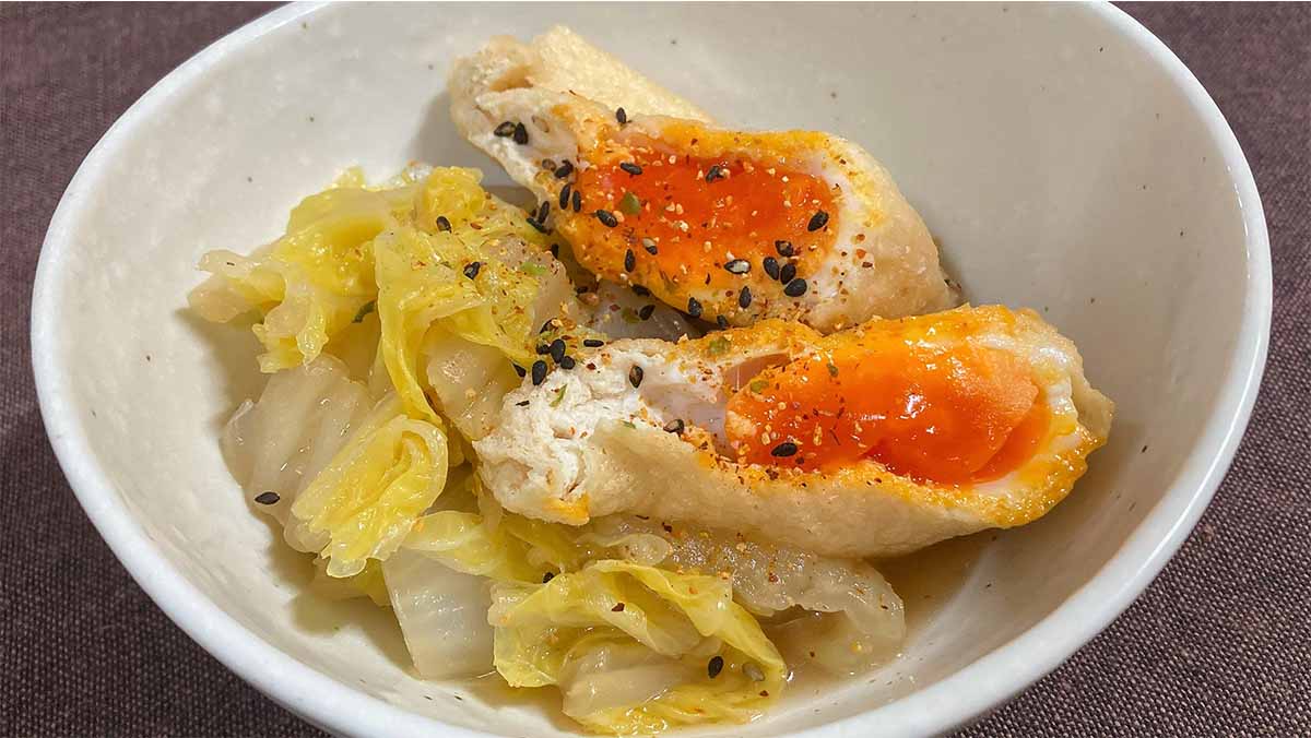 大原千鶴さん「卵の袋煮」