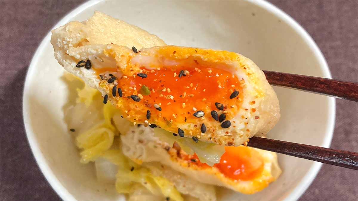 大原千鶴さん「卵の袋煮」