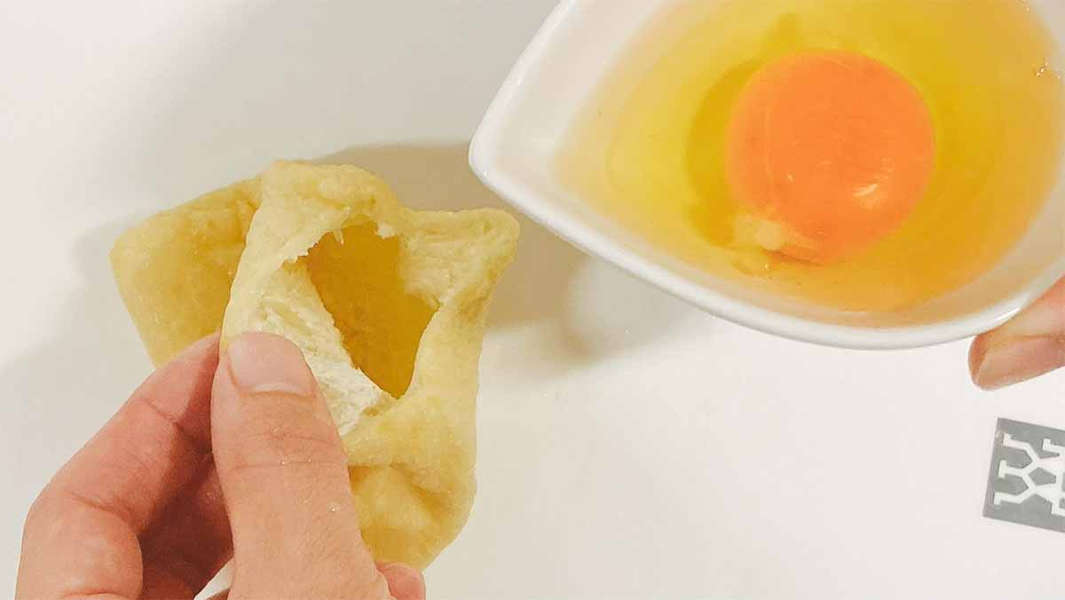 大原千鶴さん「卵の袋煮」