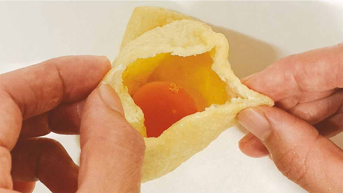 大原千鶴さん「卵の袋煮」